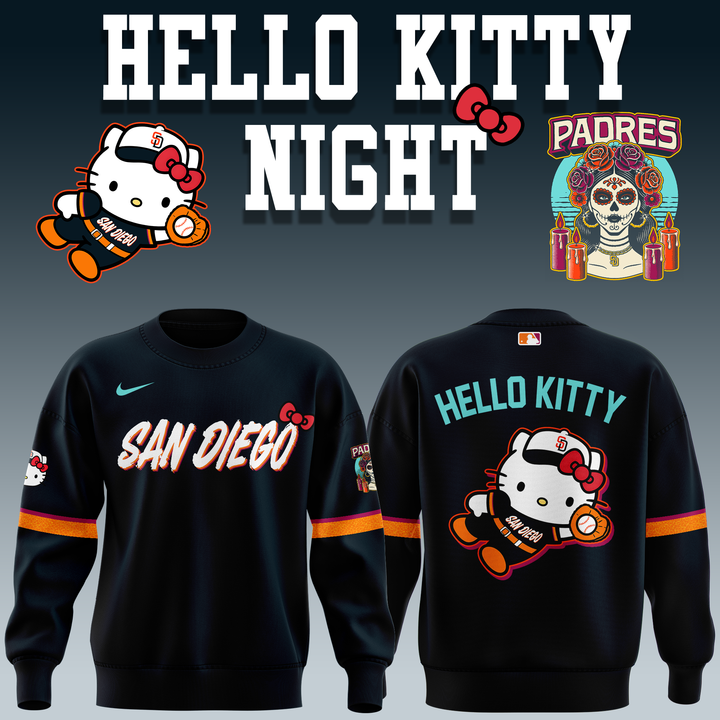 Special Edition San Diego Padres New City Connect x Hello Kitty Sweater
