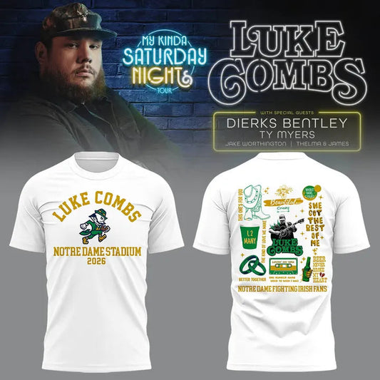 My Kinda Saturday Night Tour 2026 - Luke Combs Tour Tshirt