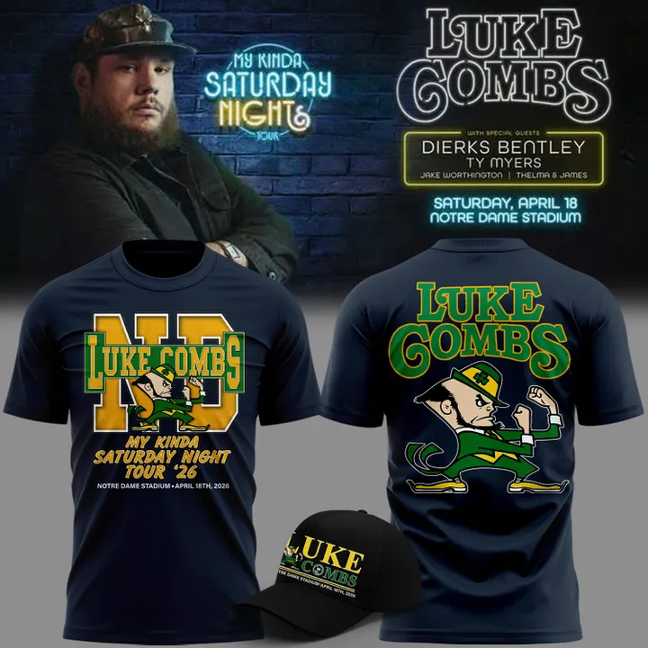 My Kinda Saturday Night Tour 2026 - Luke Combs Tour Tshirt