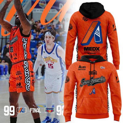 Atléticos Orange Hoodie – Premium Fan Edition