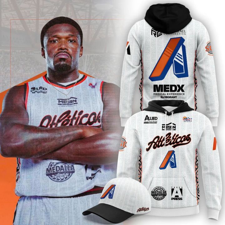 Atléticos White Hoodie – Premium Fan Edition