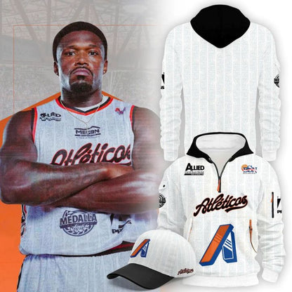 Atléticos de San Germán White Quarter New Hoodie