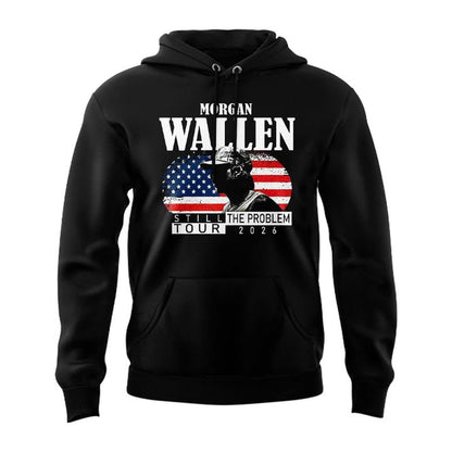 Indianapolis Colts x Morgan Wallen "Still The Problem Tour" 2026 BLue Hoodie