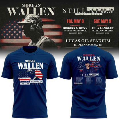 Indianapolis Colts x Morgan Wallen "Still The Problem Tour" 2026 T-Shirt