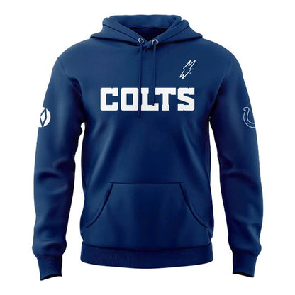 Indianapolis Colts x Morgan Wallen "Still The Problem Tour" 2026 BLue Hoodie