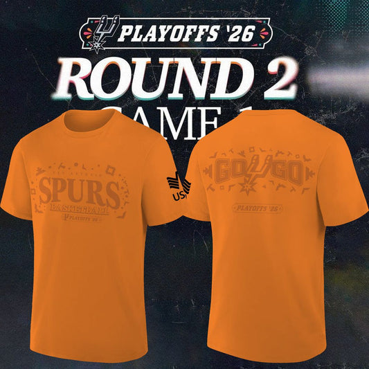 San Antonio Spurs Playoff T-shirt (Round 2)