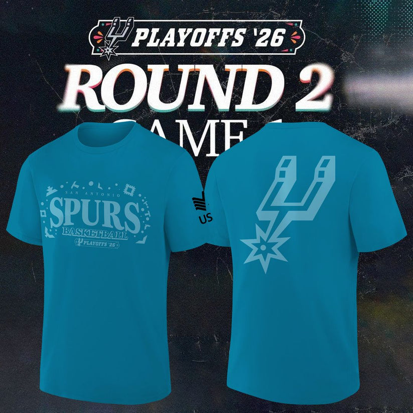 San Antonio Spurs Playoff T-shirt (Round 2)