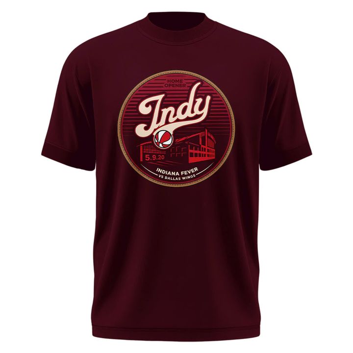 2026 Indiana Fever Home Game Fever Patch T-Shirt
