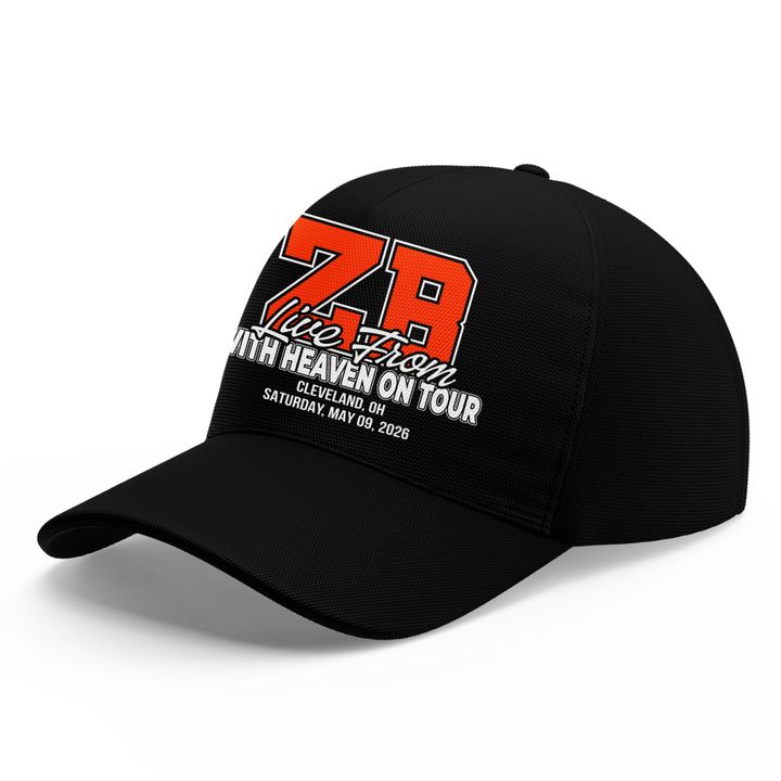 Zach Bryan x Cleveland Browns "WITH HEAVEN ON TOUR" Limited Edition - T Shirt