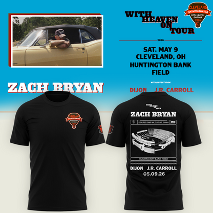 Limited Edition Cleveland Browns x Zach Bryan Tshirt 2026