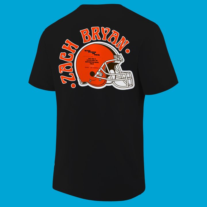 2.Limited Edition Cleveland Browns x Zach Bryan Tshirt 2026