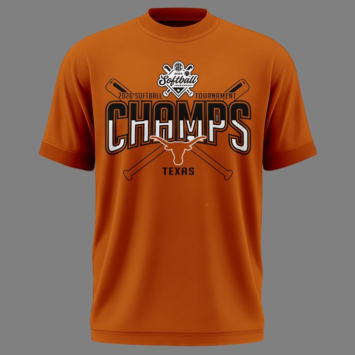 Special New Edition Texas Softball SEC Champions Orange Tshirt 2026