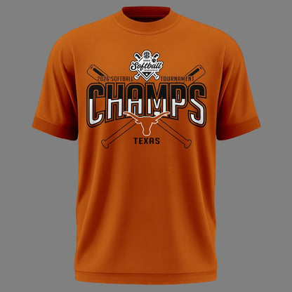 Special New Edition Texas Softball SEC Champions Orange Tshirt 2026