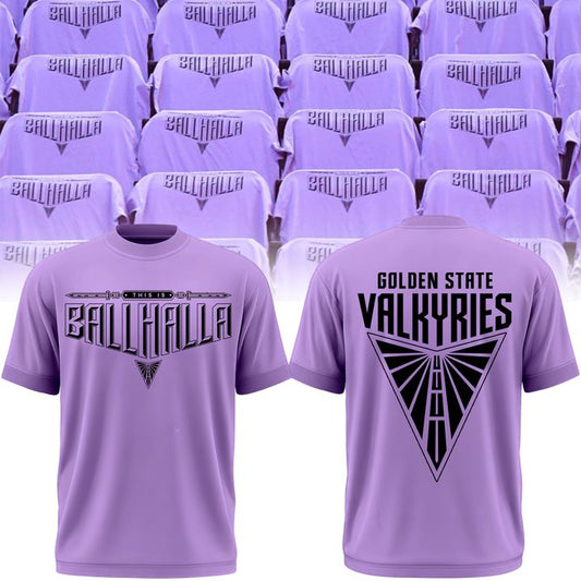 2026 Limited edition Tshirt "BALLHALLA" Golden State Valkyries