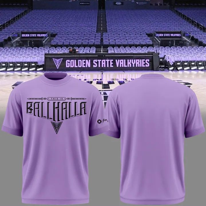 2026 Limited edition Tshirt "BALLHALLA" Golden State Valkyries