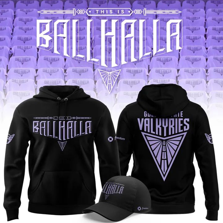 2026 Limited edition Hoodie "BALLHALLA" Golden State Valkyries