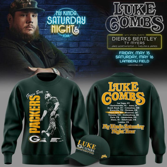 Green Bay Packers x LC My Kinda Saturday Night Tour 2026 Limited Editions Sweatshirt