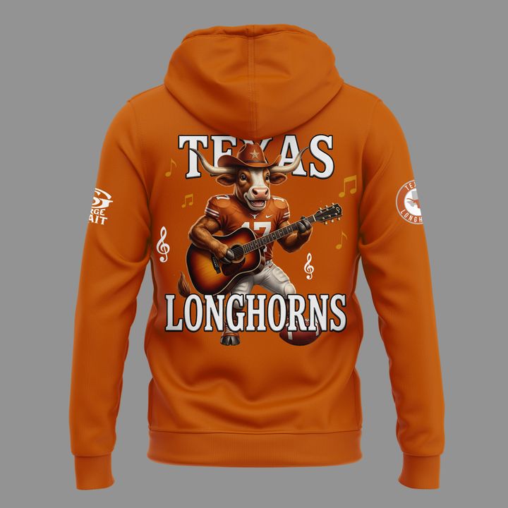 King George Strait x Texas Longhorns Football - The King of Country Music Hoodie