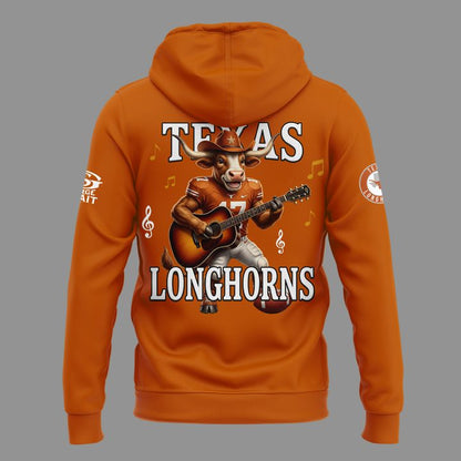 King George Strait x Texas Longhorns Football - The King of Country Music Hoodie