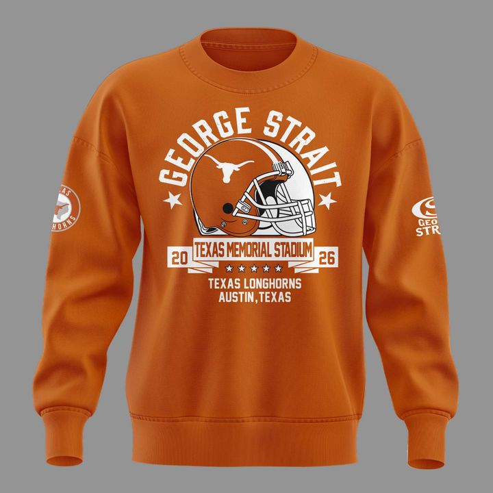 Limited Edition King George Strait x Texas Longhorns Football - The King of Country Music Sweatshirt
