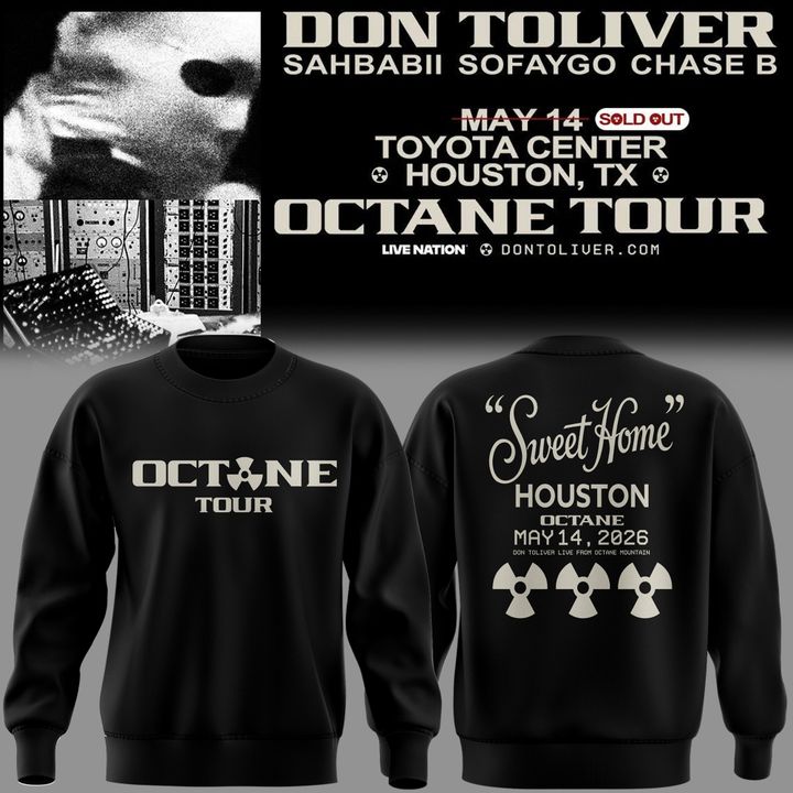Exclusive Don Toliver OCTANE Tour Houston Sweatshirt 2026