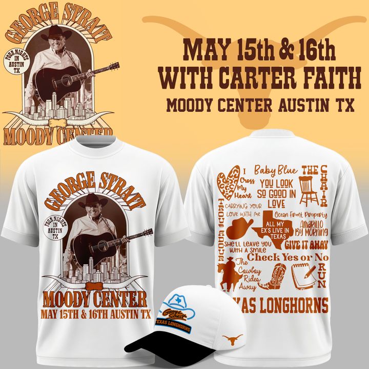 Limited edition George Strait x Texas Longhorns 2026 -Tshirt