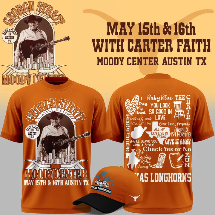 Limited edition George Strait x Texas Longhorns 2026 -Tshirt