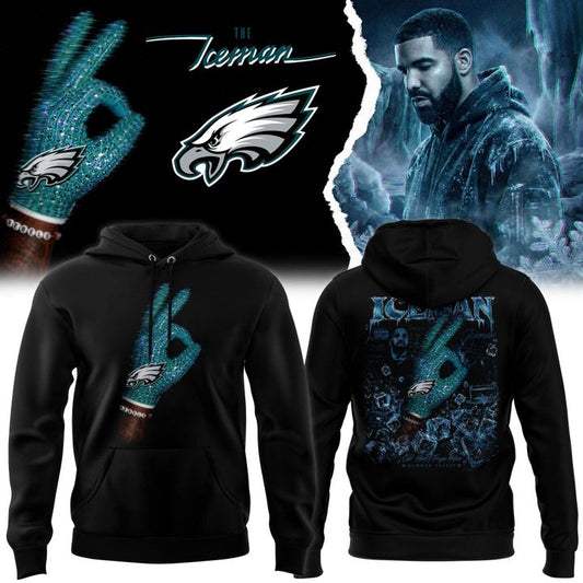 DRAKE ICE MAN x PHILADELPHIA EAGLES HOODIE