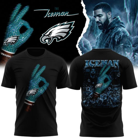 DRAKE ICE MAN x PHILADELPHIA EAGLES T-SHIRT