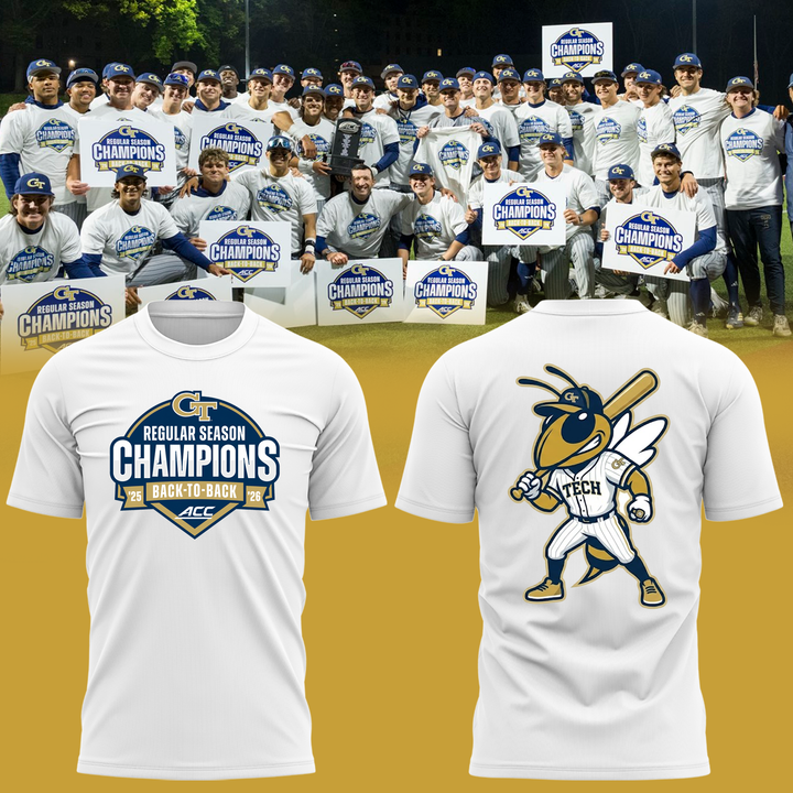 2026 BACK-TO-BACK ACC CHAMPIONS – THE YELLOW JACKETS TEE