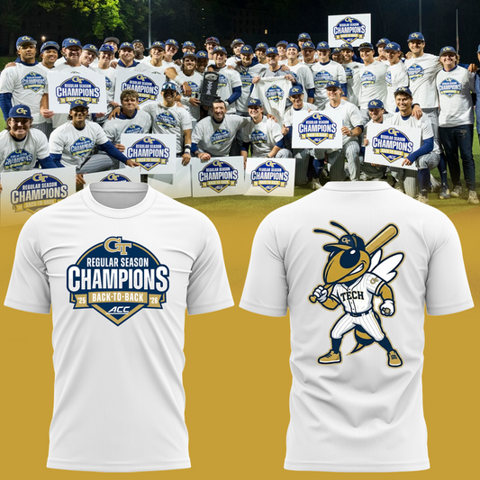 2026 BACK-TO-BACK ACC CHAMPIONS – THE YELLOW JACKETS TEE