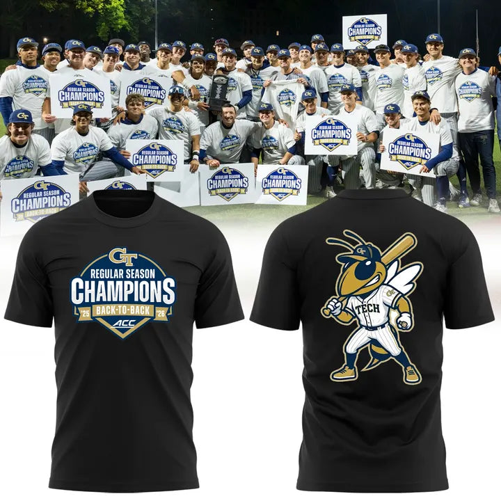 2026 BACK-TO-BACK ACC CHAMPIONS – THE YELLOW JACKETS TEE