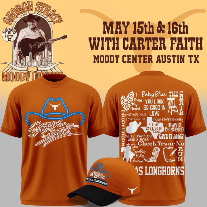 Limited edition George Strait x Texas Longhorns 2026 -Tshirt