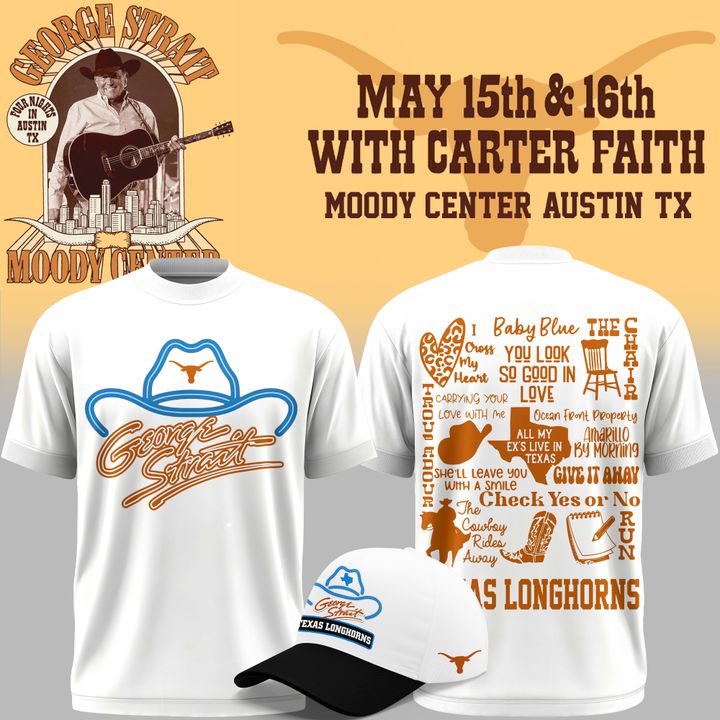 Limited edition George Strait x Texas Longhorns 2026 -Tshirt