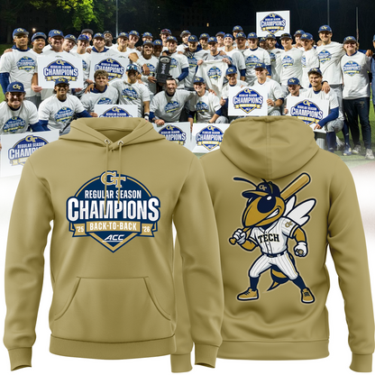 2026 BACK-TO-BACK ACC CHAMPIONS – THE YELLOW JACKETS hoodie