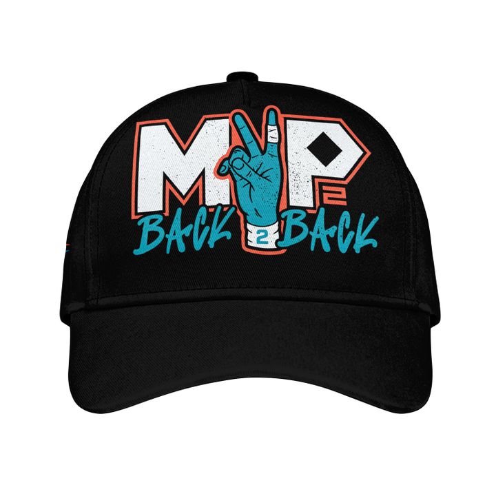 OKC Thunder 2026 MVP Back 2 Back Signature Black T-shirt