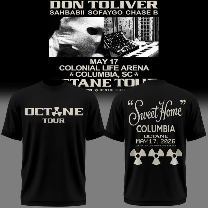 Exclusive Don Toliver OCTANE Tour Comlumbia, SC Tshirt 2026