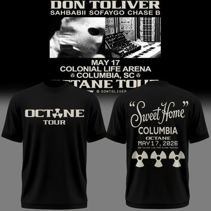 Exclusive Don Toliver OCTANE Tour Comlumbia, SC Tshirt 2026