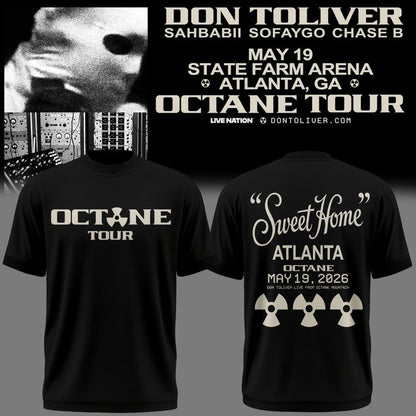 Exclusive Don Toliver OCTANE Tour Atlanta,GA Tshirt 2026