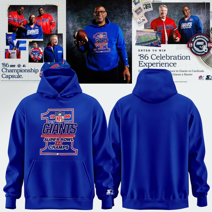 New York Giants The ’86 Championship Hoodie