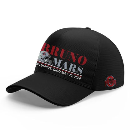 Bruno Mars x Ohio State Buckeyes Football - The Romantic Tour x Ohio Stadium Hoodie