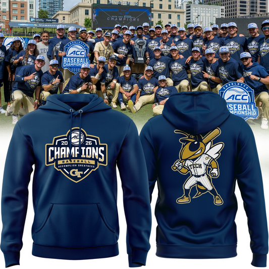 2026 BACK-TO-BACK ACC CHAMPIONS – THE YELLOW JACKETS hoodie