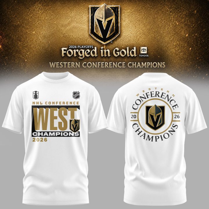 1. Vegas Golden Knights 2026  Western Conference Champions T-Shirt