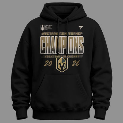 Vegas Golden Knights WESTERN CONFERENCE CHAMPIONS Hoodie 2026