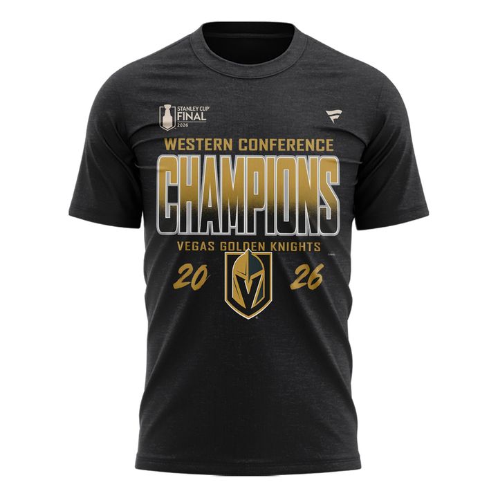 Unisex Vegas Golden Knights 2026 Western Conference Champions T-Shirt