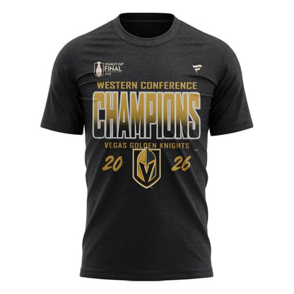 Unisex Vegas Golden Knights 2026 Western Conference Champions T-Shirt