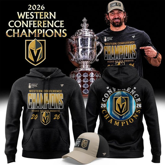 Unisex Vegas Golden Knights 2026  Western Conference Champions Hoodie