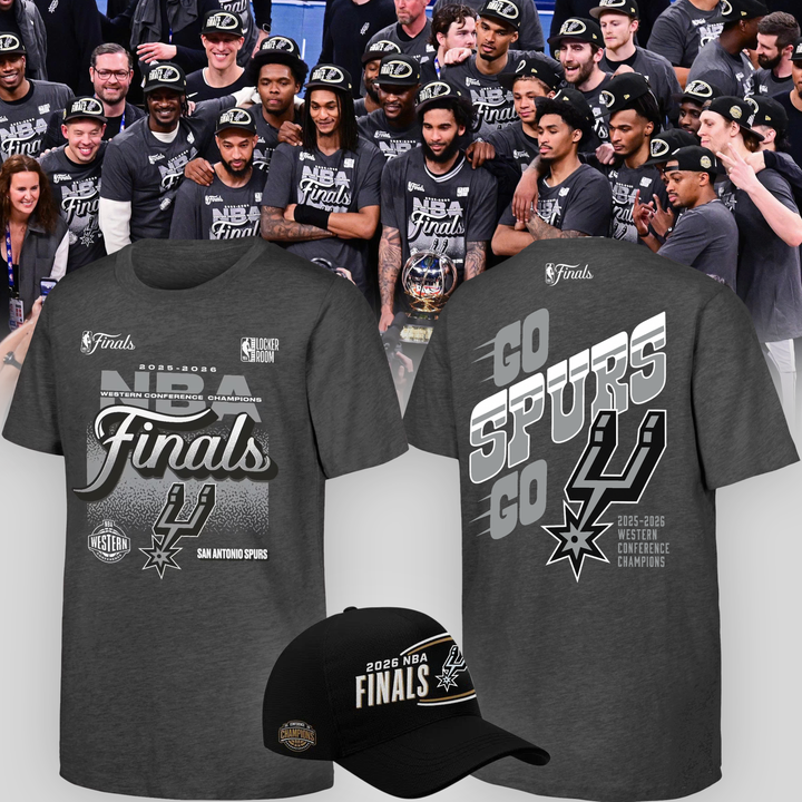 San Antonio Spurs 2026 Western Conference Champions T-Shirt