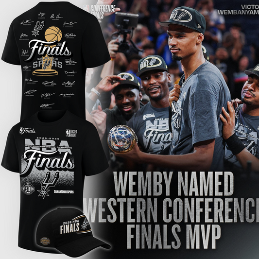 San Antonio Spurs 2026 Western Conference Champions T-Shirt