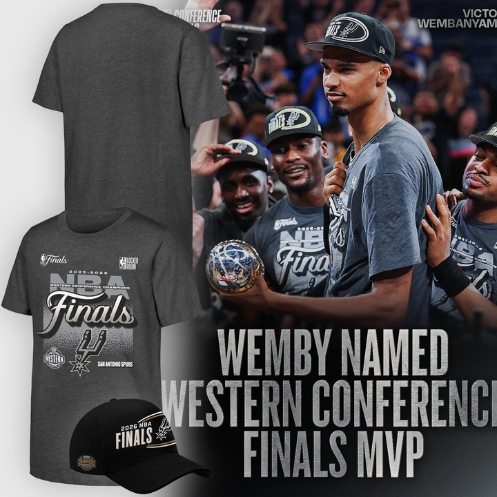 San Antonio Spurs 2026 Western Conference Champions T-Shirt